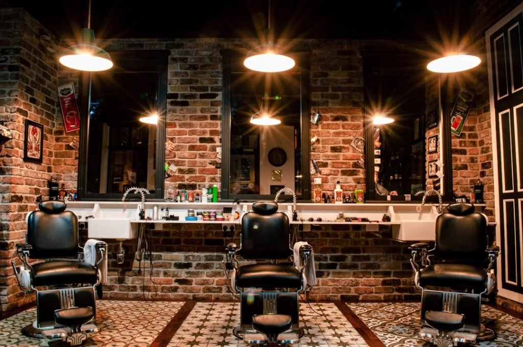 Old School Barber shop in city centre
